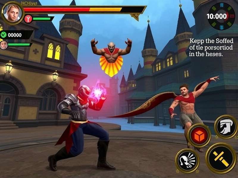 Intense battle scene from Fabled Hero Confrontation Fabled Hero Confrontation Gameplay Screenshot